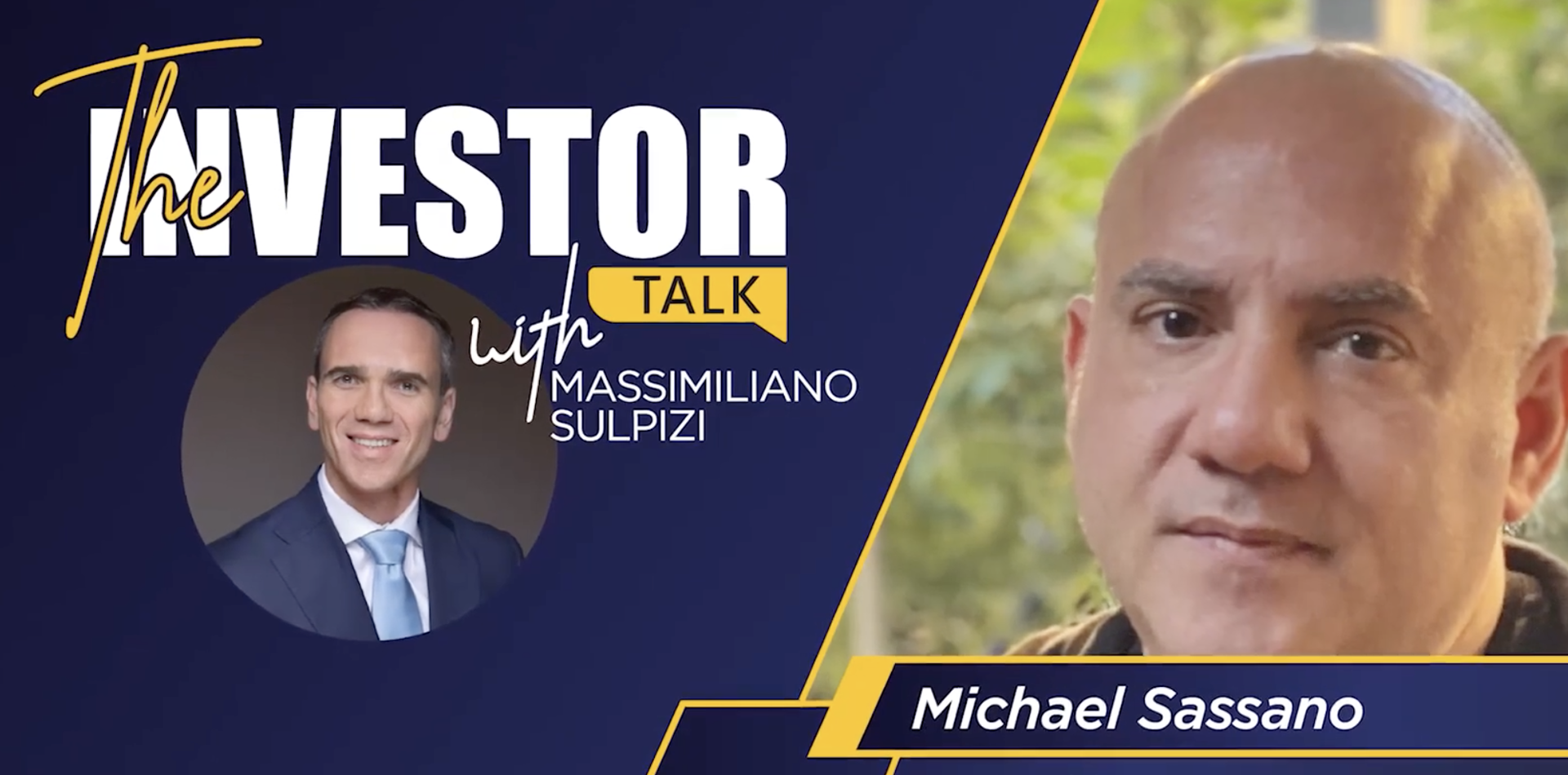 The Investor Talk &#8211; with Michael Sassano, CEO and Chairman for SOMAÍ Pharmaceuticals
