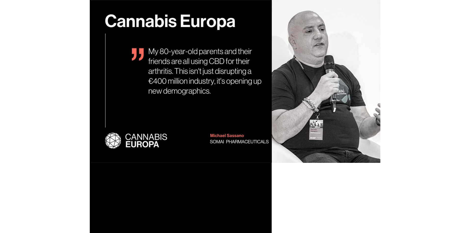 Cannabis Europa London 2021 &#8211; Michael Sassano