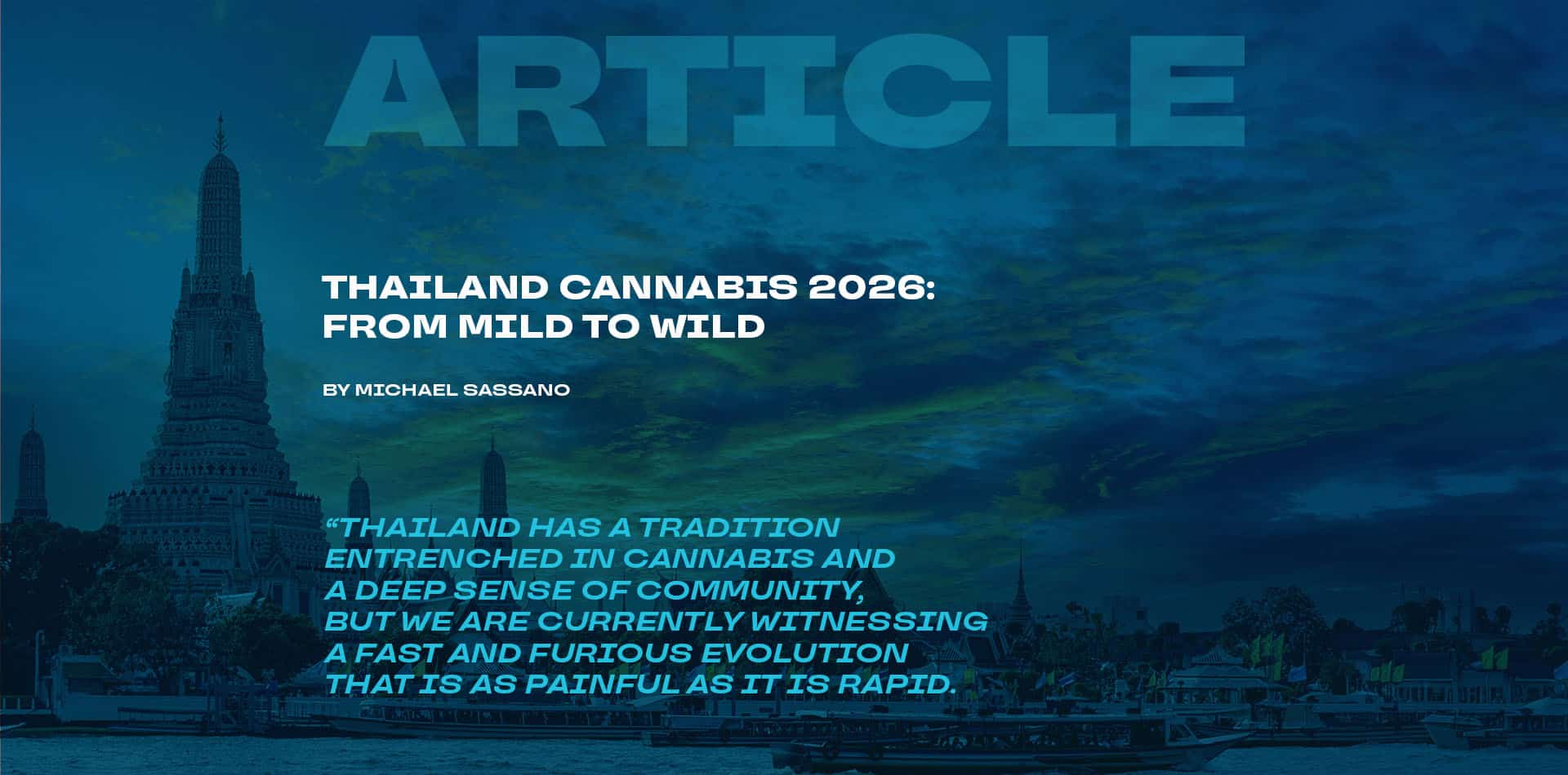 Thailand Cannabis 2026: From Mild to Wild
